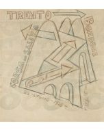 Trento-Bondone Corsa in salita by Fortunato Depero - Futurist Artwork