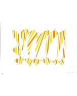 Abstract Yellow and Orange by Francesco Guernieri - Contemporary Artwork
