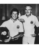 Portrait of Paul Newman with Mario Andretti