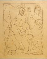 Hercules kills the centaur Nessus from Les Métamorphose d'Ovide by Pablo Picasso
