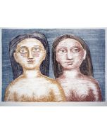 Modern Art, Artwork, Prints, Lithograph, Massimo Campigli, Due Nudi, art for sale, art, buy art online, prints, lithograph, online, artworks, artwork, etchings, etching, multiples, artists artwork, purchase artwork, original artworks, buy artwork, afforda