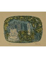 Landscape with Tower and Columns