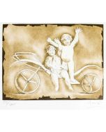 Giacomo Manzù, Mileto and Giulia, Artwork, Modern, Etching, Touchstone Suite, Italian Art