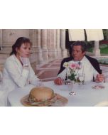 The Italian Actor Marcello Mastroianni with Marthe Keller