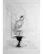 Illustration from the series "Les Fleurs du Mal"