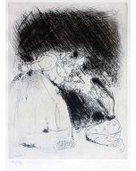 La Femme du Gouverneur gronde sa fille - From the series "Les Ames Mortes"