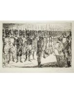 Napoleon's farewell by James Ensor -  Modern art artwork