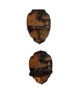 Pair of black Japanese shelves by Anonymous - Design Object