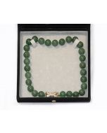Necklace with Jade Spheres