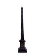 Belgian Black Marble Obelisk by Anonymous - Decorative Object