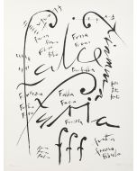 Letter F by Rafael Alberti - Contemporary Artwork