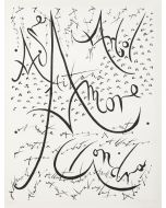 Letter A by Rafael Alberti - Contemporary artwork
