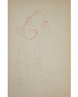 Study of a Bust (Red pencil)  - SOLD