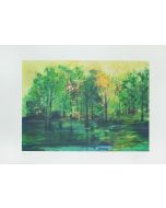 Green Forest by Martine Goeyens - Contemporary Artwork
