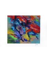 Colorful Composition by Martine Goeyens - Contemporary Artwork