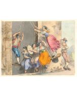 Genre Scenes by an Italian artist of XIX century - Old Masters Artwork