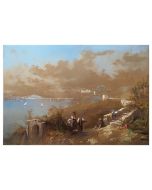 Bay Of Naples by Thomas Charles Leeson Rowbotham - Old Master Artwork