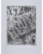 La Tranchée, from Et sur la terre, by Marc Chagall - Modern Artwork