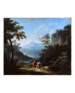 Two Arcadic Landscapes by Jan Frans van Bloemen - old Master's Artwork