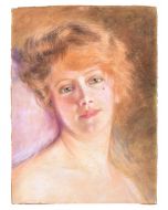 Female Portrait by Anonymous artist - Modern Artwork