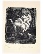 Erotic Print by Mino Maccari - Modern Artwork