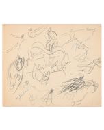 Study of Horses and Knights - SOLD