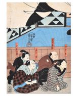 The kamakura period warrior Aoto Fujtsuna by Utagawa Kuniyoshi - Modern Artwork
