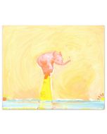 Pink Elephant by Anastasia Kurakina - Contemporary Artwork
