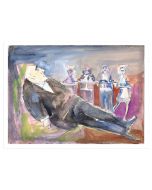 Lunch Time by Mino Maccari - Modern artwork