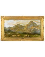 Mountainscape with Pasture - Gino Federici - Modern Art