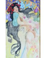 Portrait Of Woman by Marcello Dudovich - Online Modern Artworks