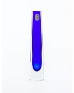 Ocean Blue Glass Vase by Anonymous - Decorative Object