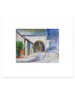 Arc and Houses by Armin Guther- Contemporary Artwork