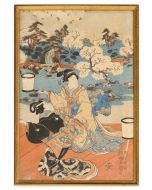 Kabuki Scene by Utagawa Kuniyoshi - Modern Artwork