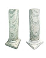 Pair of Ancient Marble Columns - Decorative Objects