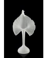 Vintage White Satin Glass Jack - Design and Decorative Objects