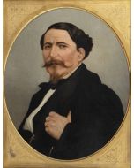 Portrait Of A Man by Michele Gordigiani - Modern Artwork