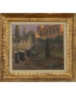After Vespers by Giovanni Battista Crema - Modern Artwork 