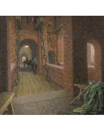 Drawbridge Over The Estense Castle by Giovanni Battista Crema - Modern Artwork