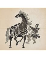 Rider Taming a Horse by Anonymous - Modern Artwork