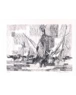 Composition By  Jean Chevolleau-  Modern Artwork
