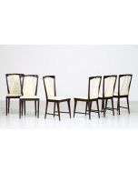 Set of Six Mid Century Chairs attributed to Osvaldo Borsani - Design Furniture