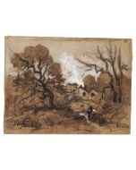 Autumn by the Jeanne De la Soudiere - Modern Artwork
