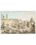 Rome by an Anonymous artist of XIX century- Old Master Artwork