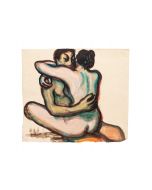 "Couple" by Anonymous Artist - Modern Artwork