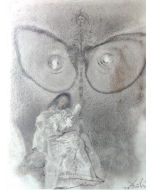 Antequam exires de vulva sanctificavi te - from Biblia Sacra by Salvador Dalì - Surrealist Artwork