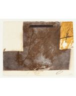 T Grey Up Side Down by Antoni Tàpies - Contemporary Artwork