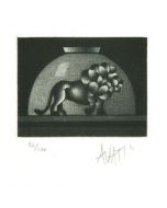 Lion in Bowl by Mario Avati - Contemporary Artwork