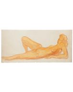 Nude 1935's is an original drawing in watercolor a on paper, realized by Jean Delpech (1988-1916). 