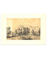 Rome by Jan Peter Verdussen- Old master Artwork
